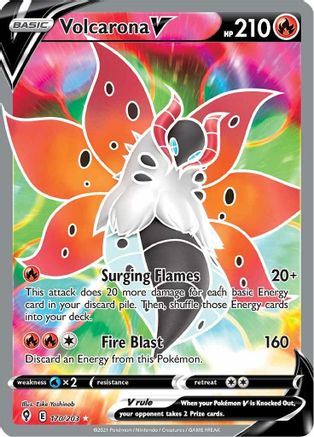 Volcarona V (Full Art) (Holofoil)