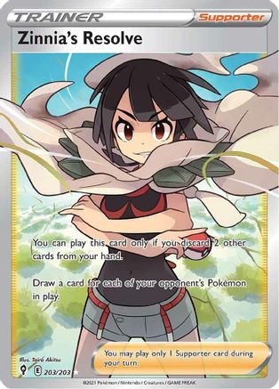 Zinnia's Resolve (Full Art) (Holofoil)
