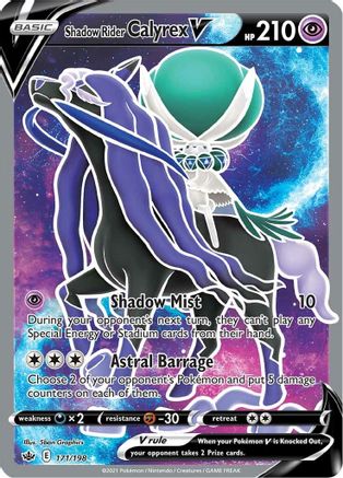 Shadow Rider Calyrex V (Full Art) (Holofoil)