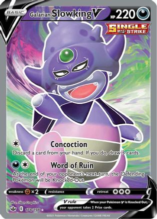 Galarian Slowking V (Full Art) (Holofoil)