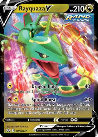 Rayquaza V - SWSH147 (Holofoil)