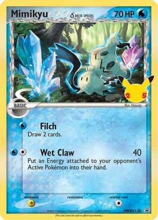 Mimikyu (Delta Species) - SWSH136 (Holofoil)