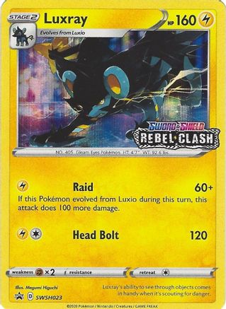 Luxray - SWSH023 (Prerelease) (Holofoil)