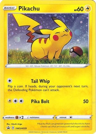 Pikachu - SWSH039 (Holofoil)