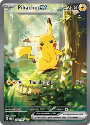 Pikachu ex - 276/217 (Holofoil)