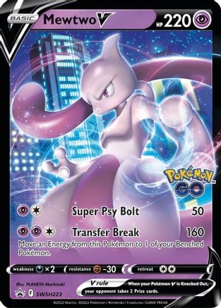 Mewtwo V - SWSH223 (Holofoil)