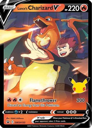 Lance's Charizard V - SWSH133 (Holofoil)