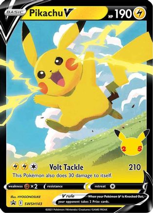 Pikachu V - SWSH143 (Holofoil)
