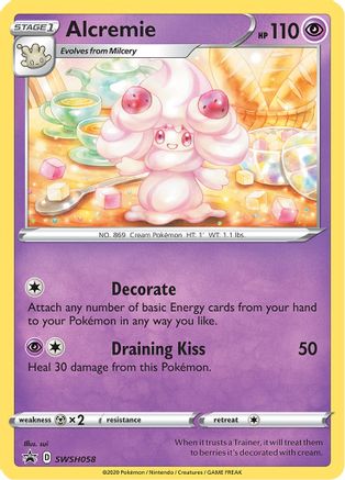 Alcremie - SWSH058 (Holofoil)