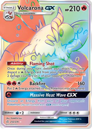 Volcarona GX (Secret) (Holofoil)