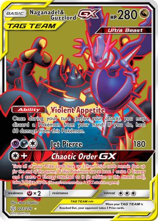Naganadel & Guzzlord GX (Full Art) (Holofoil)