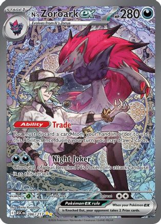 N's Zoroark ex - 286/217 (Holofoil)