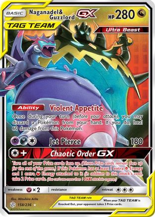 Naganadel & Guzzlord GX (Holofoil)