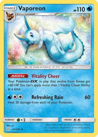 Vaporeon (Reverse Holofoil)
