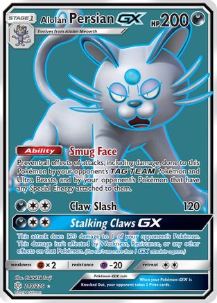 Alolan Persian GX (Full Art) (Holofoil)