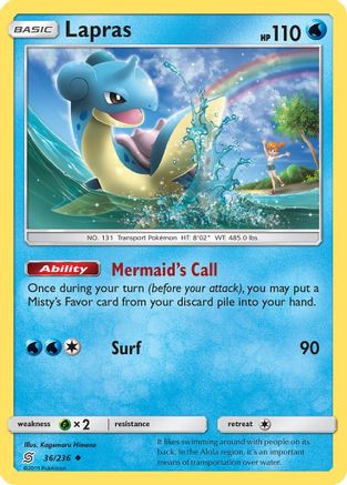Lapras (Reverse Holofoil)