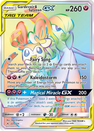 Gardevoir & Sylveon GX (Secret) (Holofoil)