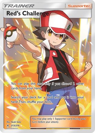 Red's Challenge (Full Art) (Holofoil)