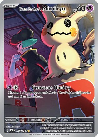 Team Rocket's Mimikyu - 238/217 (Holofoil)