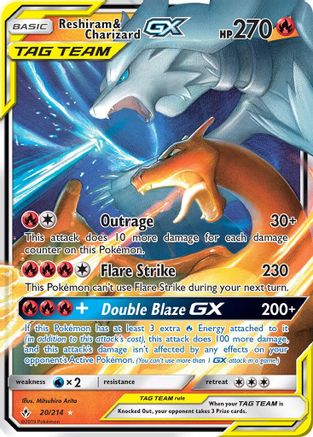 Reshiram & Charizard GX (Holofoil)