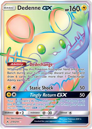 Dedenne GX (Secret) (Holofoil)