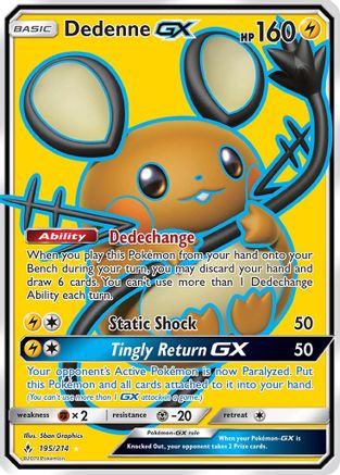 Dedenne GX (Full Art) (Holofoil)