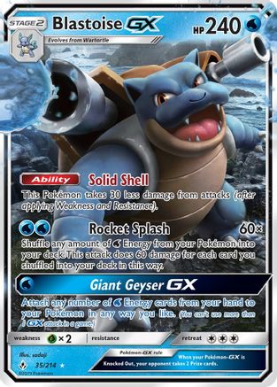 Blastoise GX (Holofoil)