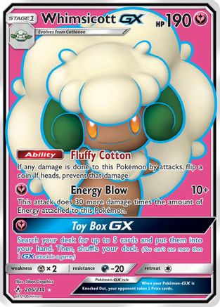 Whimsicott GX (Full Art) (Holofoil)