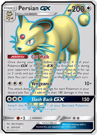 Persian GX (Full Art) (Holofoil)