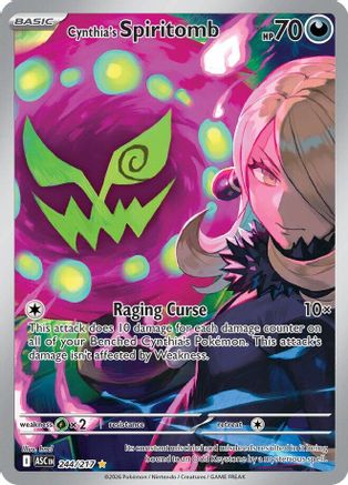 Cynthia's Spiritomb - 244/217 (Holofoil)