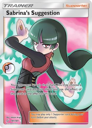 Sabrina's Suggestion (Full Art) (Holofoil)