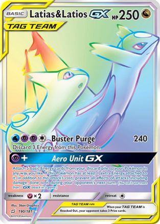 Latias & Latios GX (Secret) (Holofoil)