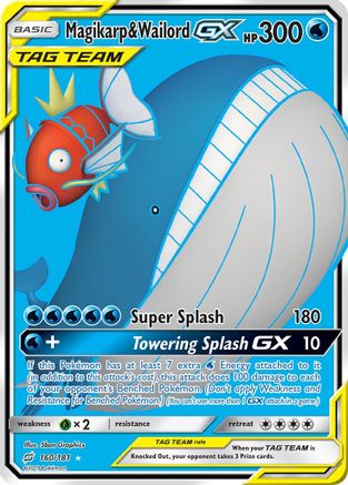 Magikarp & Wailord GX (Full Art) (Holofoil)