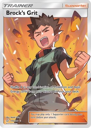 Brock's Grit (Full Art) (Holofoil)