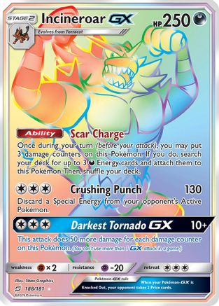 Incineroar GX (Secret) (Holofoil)