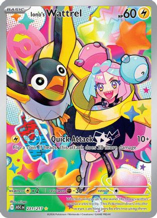 Iono's Wattrel - 231/217 (Holofoil)