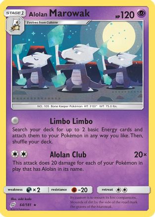 Alolan Marowak (Reverse Holofoil)