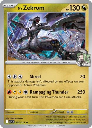 N's Zekrom (Reverse Holofoil)