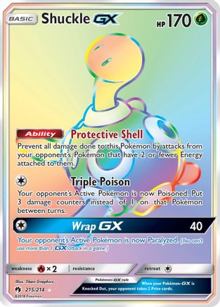 Shuckle GX (Secret) (Holofoil)