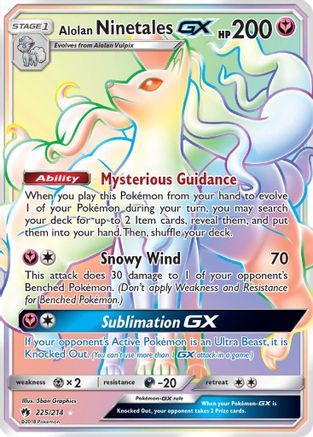 Alolan Ninetales GX (Secret) (Holofoil)