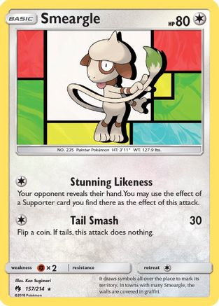 Smeargle (Reverse Holofoil)