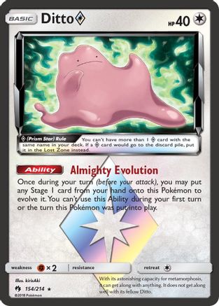Ditto Prism Star (Holofoil)