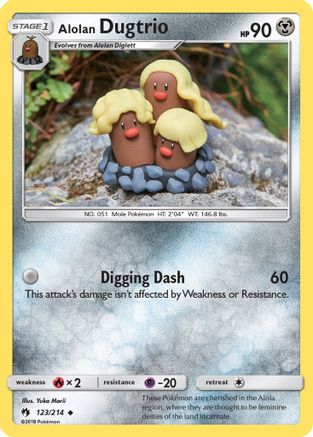 Alolan Dugtrio (Reverse Holofoil)