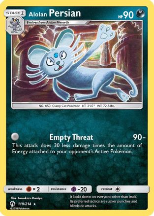 Alolan Persian (Reverse Holofoil)