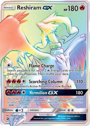 Reshiram GX (Secret) (Holofoil)