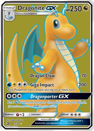Dragonite GX (Full Art) (Holofoil)