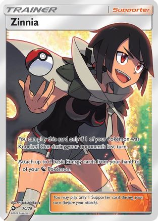 Zinnia (Full Art) (Holofoil)