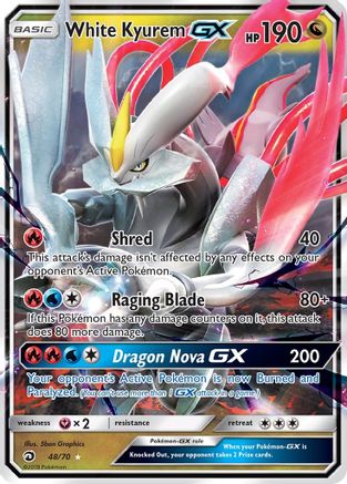 White Kyurem GX (Holofoil)