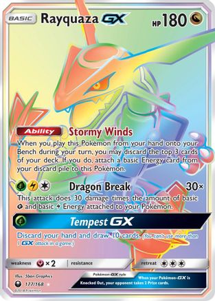 Rayquaza GX (Secret) (Holofoil)