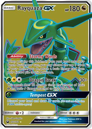 Rayquaza GX (Full Art) (Holofoil)